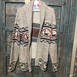 Handmade Men’s Llama Winter Cardigan